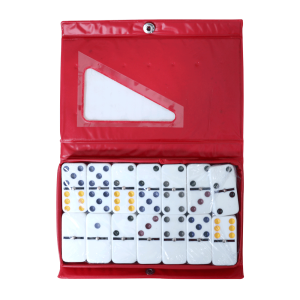 DOMINO PROFISSIONAL 28 PEÇAS EMBALAGEM DE PLÁSTICO COM BOTÃO - 52115008B-VM