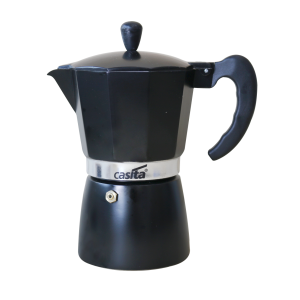 CAFETEIRA TIPO ITALIANA PRETA DE ALUMINIO 450 ML PARA 9 XICARAS 50 ML - CA11061