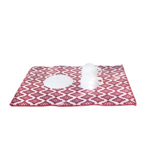 APARADOR DE TECIDO E ESCORREDOR DE LOUÇA DE POLIÉSTER 39X49 - HU55402-C