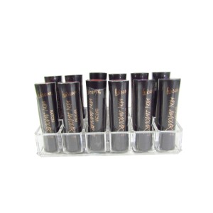 ORGANIZADOR DE COSMETICOS 12 ESPAÇOS PARA BATOM 4X17CM - HD65206