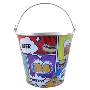 BALDE DE METAL PARA CERVEJA  BEER CHURRASCO 4.8 LITROS - CA12165-A