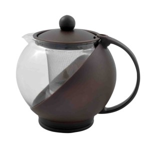 BULE PARA CHÁ DE VIDRO E PLÁSTICO COM INFUSOR INTERNO 750 ML - CA11081-MR