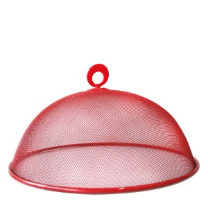 TELA PROTETORA DE ALIMENTOS EM METAL COM ALÇA NO TOPO 29CM - TRC8216-VM