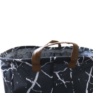 CESTO ORGANIZADOR DE POLIÉSTER COM ALÇAS NAS LATERAIS 49X38CM - 1399-A