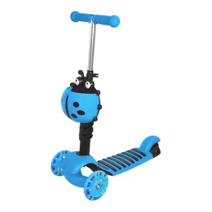 PATINETE DE PLASTICO 2 EM 1 EM ESTAMPA JOANINHA - DMR5548-AZ