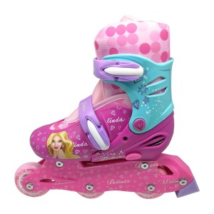 PATINS INLINE AJUSTÁVEL 03 RODAS BELINDA 2 EM 01 NUMERAÇÃO DO 31 AO 34 - DMR5872