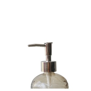 PORTA SABONETE LÍQUIDO EM VIDRO 450 ML - CHI2040-AMBAR