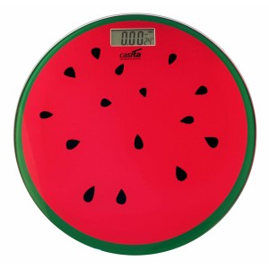 BALANÇA DIGITAL VIDRO TEMPERADO PARA BANHEIRO REDONDA CAPACIDADE 180 KG - CA05026-A