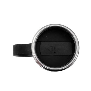 CANECA COPO DE ALUMÍNIO ISOTERMICO 450ML COM TAMPA  E TRAVA - 1825