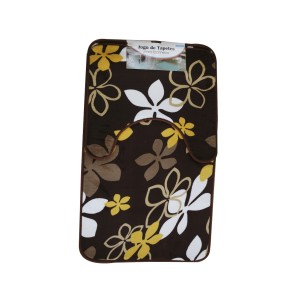 JOGO DE TAPETE PARA BANHEIRO DE POLIÉSTER COM 02 PCS - 894279-E