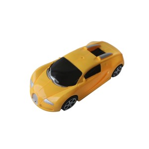 CARRINHO DE FRICÇÃO DE PLÁSTICO 19,5 X 8,5CM - LP8800-AMARELO