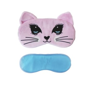 MASCARA DE DESCANSO COM  BOLSA GEL TÉRMICO DE PLÁSTICO ESTAMPA GATOS - WC409525-D