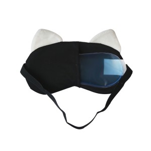 MASCARA DE DESCANSO COM  BOLSA GEL TÉRMICO DE PLÁSTICO ESTAMPA GATOS - WC409525-E