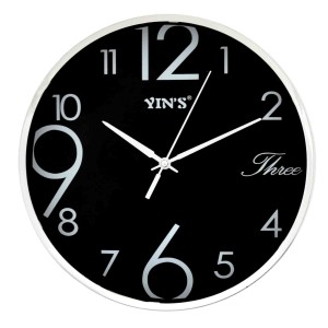 RELOGIO DE PAREDE CONTÍNUO DE PLÁSTICO 25CM - YI15290-PT