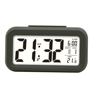 RELOGIO DIGITAL  DE MESA EM PLÁSTICO 7X13CM PORTÁTIL - YS6019-PT