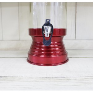 SUQUEIRA DE VIDRO COM TAMPA EM ALUMÍNIO CAPACIDADE DE 3 LITROS - 131206-VM