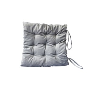 ALMOFADA FUTTON DE POLIESTER COM TIRAS PARA PRENDER NA CADEIRA 38X38CM - 96498-CZ