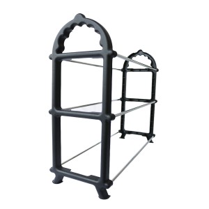 SAPATEIRA COM 03 DIVISÓRIAS DE METAL 47X17X41,5CM - 7995