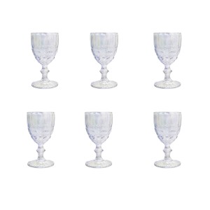 TAÇA DE VIDRO PARA ÁGUA COM ALTO RELEVO FURTACOR 200ML - BF3865