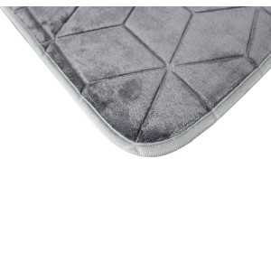 TAPETE SOFT ANTIDERRAPANTE DE POLIÉSTER LINHA GEOMETRICA 39X59CM - 96750-CZ