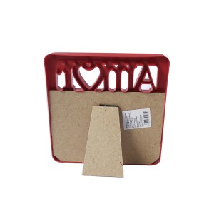 PORTA RETRATO DE PLÁSTICO 10X15CM HORIZONTAL COM FRASE AMOR - 73491-VM