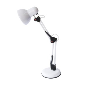 LUMINARIA DE MESA ARTICULADA DE METAL 55CM - BIVOLT - 74356-BR