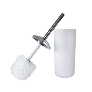 ESCOVA SANITÁRIA DE PLÁSTICO COM SUPORTE LINHA COLOR 37X10CM - 74636-BR