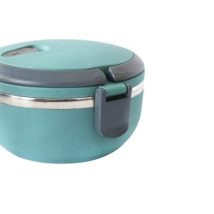 MARMITA DE INOX COM  VEDAÇÃO DE SILICONE ALÇA E TRAVA NAS LATERAIS - 6255-TI