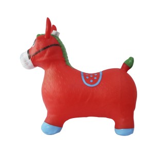 CAVALINHO UPA UPA DE BORRACHA COM SOM E LUZ 55X25X50 CM - DFM566-VM