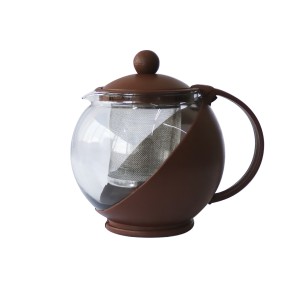 CHALEIRA EM VIDRO COM FILTRO INFUSOR 750 ML - 3573