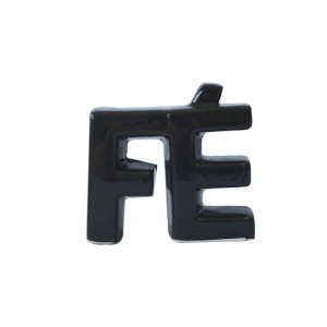 ENFEITE DECORATIVO DE CERÂMICA COM A FRASE FÉ 7,5X9CM - HD80710-PT
