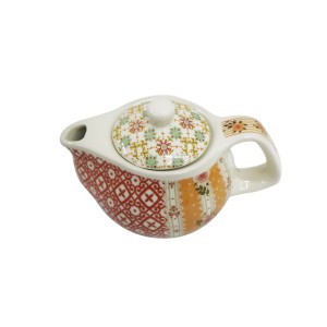 BULE CHALEIRA COM INFUSOR CERÂMICA  FLORAL 250 ML - BULP35-D