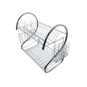 ESCORREDOR DE LOUÇA DE METAL E PLÁSTICO  - 38.5X37.5X25CM - CA09519