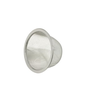 BULE CHALEIRA ORIENTAL EM CERAMICA COM ALÇA E TELA METAL  FLORAL SALMÃO 600 ML - 105-SAL