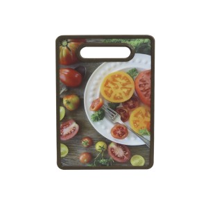 TABUA DE CORTE DE PLÁSTICO COM ESTAMPAS DIVERSAS 30X20CM - CT0477-B