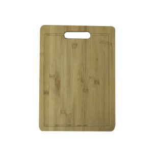 TABUA DE CORTE RETANGULAR DE BAMBU COM ALÇA  36X26CM - TRC8049