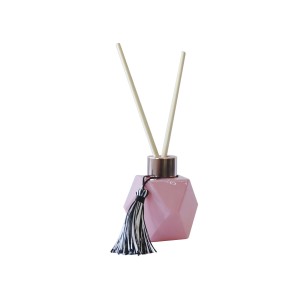 FRASCO DIFUSOR DE VIDRO COM PENDENTE DECORATIVO 100ML - HD02006-RS