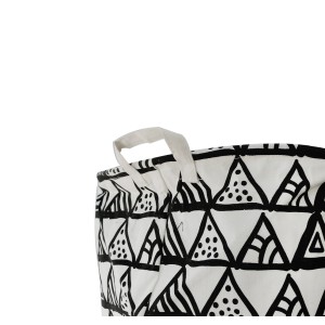 CESTO ORGANIZADOR DE POLIÉSTER COM ALÇAS NAS LATERAIS 49X40CM - 1400-H