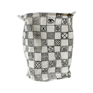 CESTO ORGANIZADOR DE POLIÉSTER COM ALÇAS NAS LATERAIS 49X40CM - 1400-I