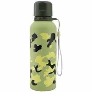 GARRAFA DE ALUMÍNIO COM ESTAMPA CAMUFLADA 650 ML - 4250-VDCL