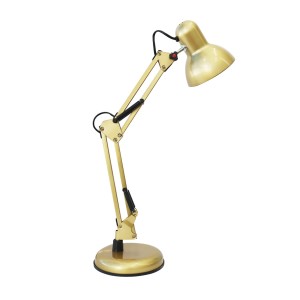 LUMINARIA DE MESA ARTICULADA DE METAL 62 X 15CM BIVOLT - AL55028-DOU