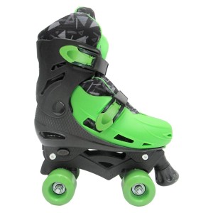 PATINS ROLLER VERDE DE PLÁSTICO AJUSTÁVEL NUMERAÇÃO DO 37 AO 40 - DMR5854G