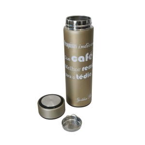 GARRAFA TÉRMICA COM INFUSOR DE 470 ML FOSCA - GDR0299-DOU3