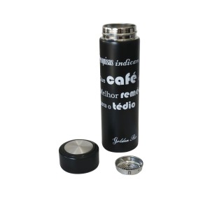 GARRAFA TÉRMICA COM INFUSOR DE 470 ML FOSCA - GDR0299-PT3