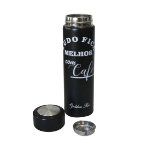 GARRAFA TÉRMICA COM INFUSOR DE 470 ML FOSCA - GDR0299-PT1