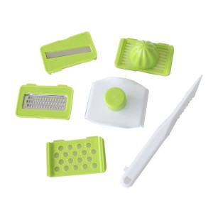 KIT RALADOR DE PLASTICO COM 8 LAMINAS 26CM - 2861