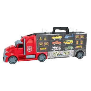 CAMINHÃO MALETA SERVIÇOS COM 6 CARRINHOS E ACESSÓRIOS - DMT5926