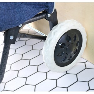 CARRINHO DE FEIRA DE POLIESTER AZUL MARINHO - BAG15-AZ MA