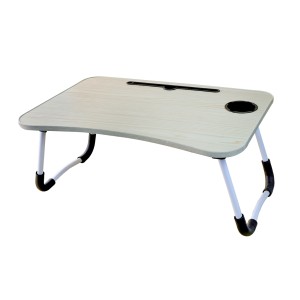 MESA PORTÁTIL DOBRAVEL DE MDF 60X40X28CM BEGE - 2496-BG