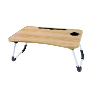 MESA PORTÁTIL DOBRAVEL DE MDF 60X40X28CM MARROM - 2496-MR